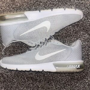 Nike Air Max Light Gray Running Shoes